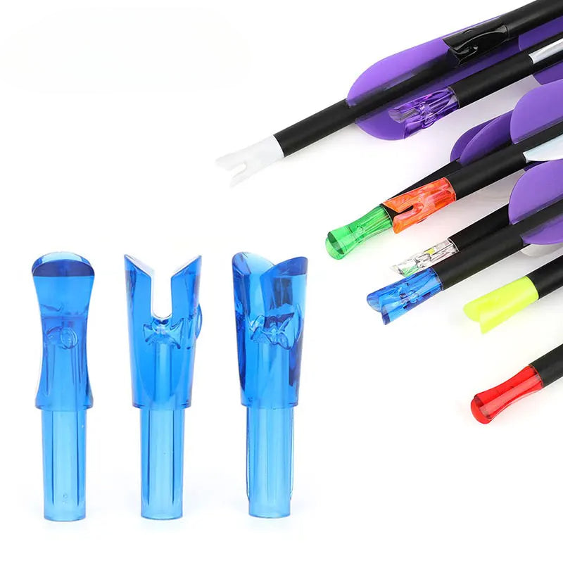 50-Pack Arrow Nock for Id 6.2mm Arrow Tail Bow Target with Bow