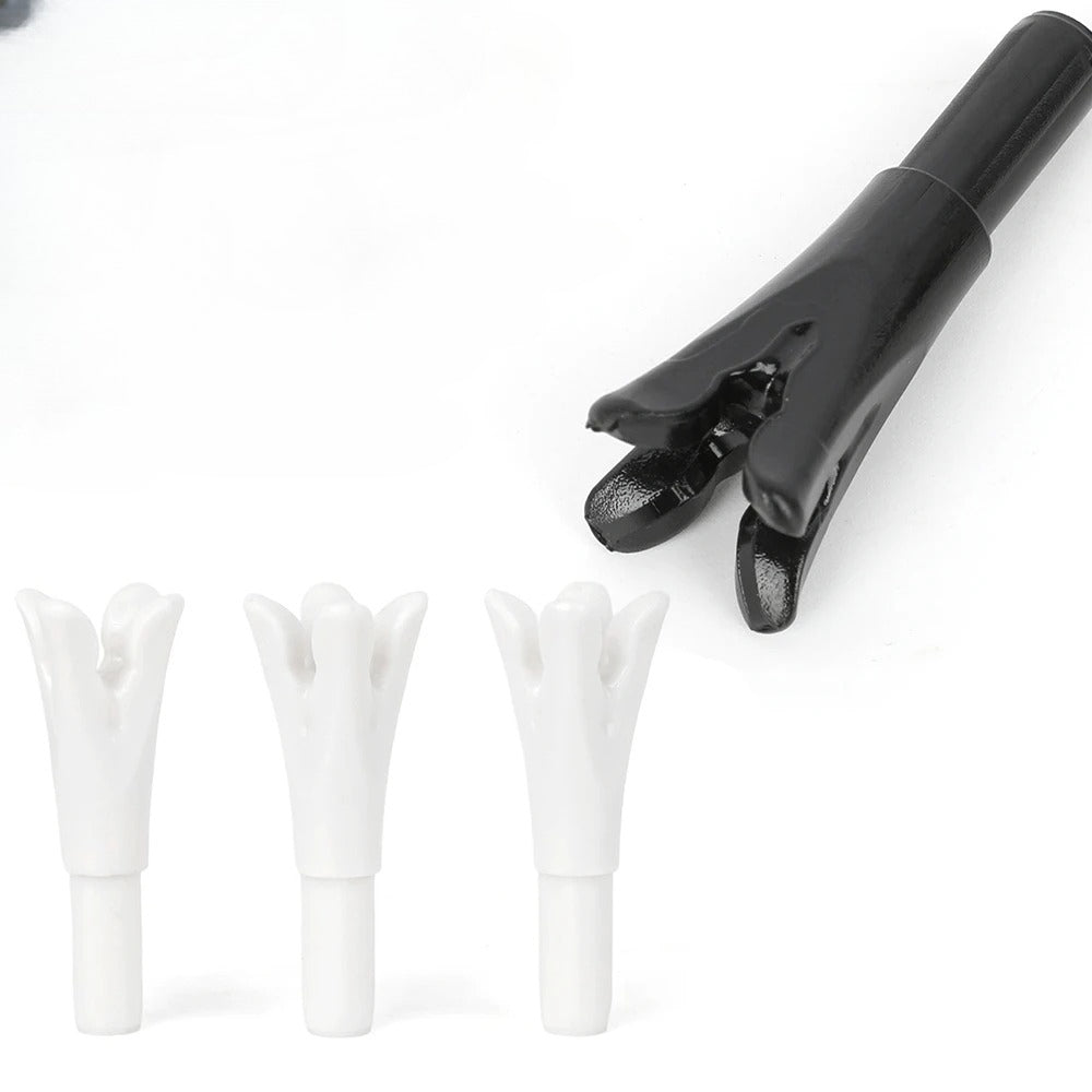 Arrow Nock 12-Pack ID 6.2mm OD 7.6mm Plastic DIY Carbon Fiberglass Arrow Shaft