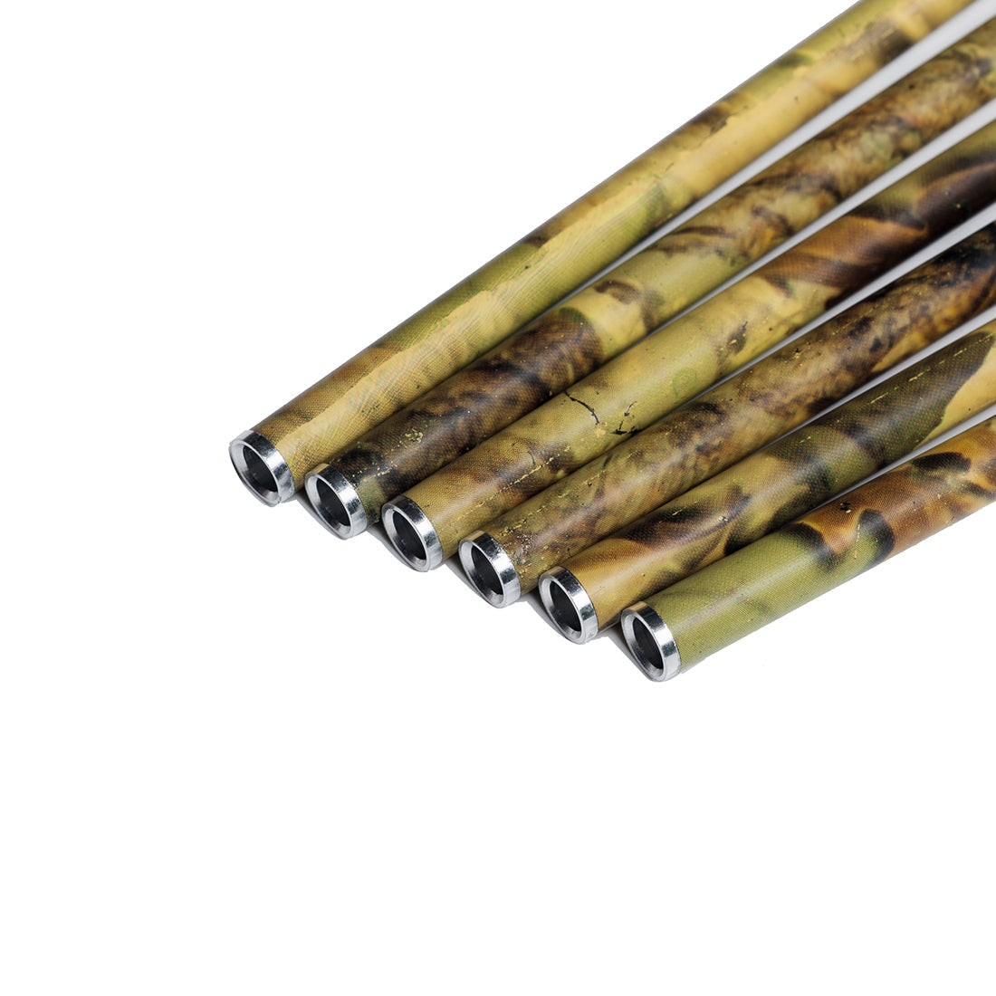 12-Pack Carbon Camo Green Arrow ID6.2mm Sp300-600 5inch Turkey Feather 75gr Tips Compound Traditional