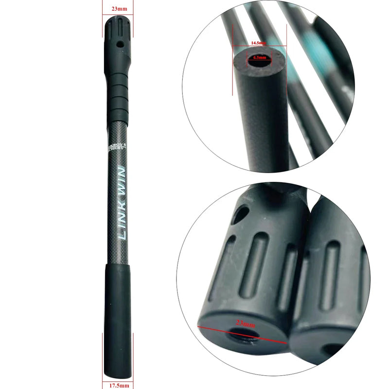 11/12/26/28/30inch 1k Carbon Balance Rod Stabilizer Removable Shaft Extender Compound Bow