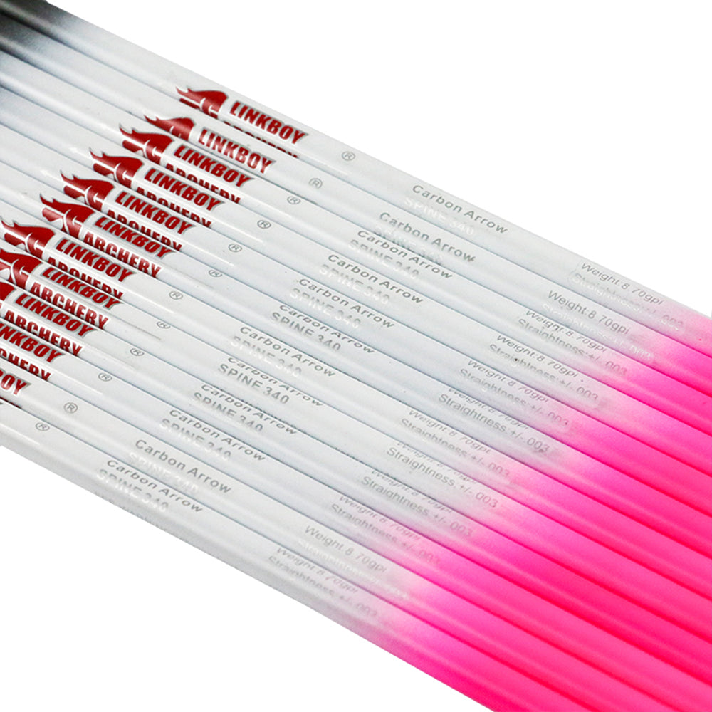 Carbon Arrow Shaft ID 6.2 Mm Spine 300-1000 for Bow 12-Pack