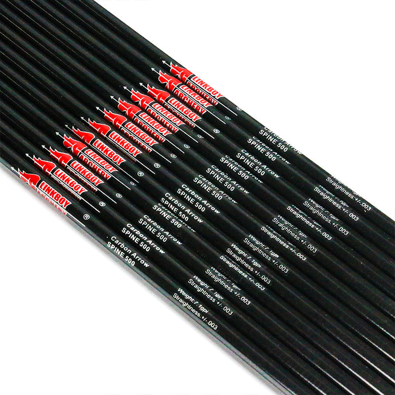 Carbon Arrow Shaft ID 6.2 Mm Spine 300-1000 for Bow 12-Pack