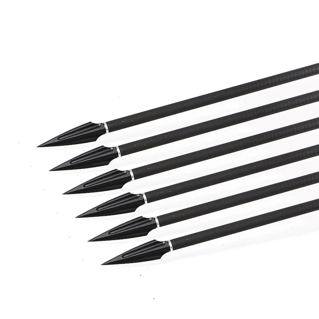 5-Pack Carbon Steel Arrowheads Broadheads Arrow Heads for Recurve Bow Compound Bow