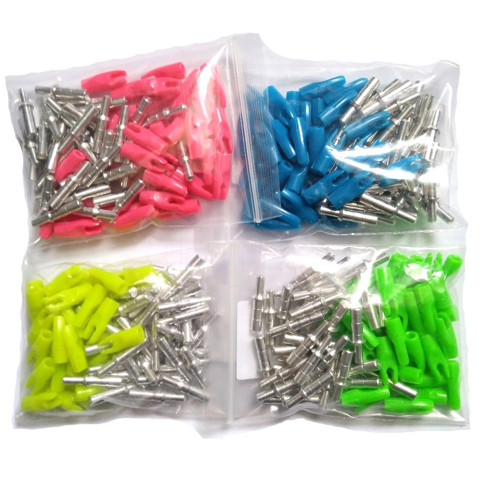 Arrow Pin Nocks, ID3.2mm / ID4.2mm / ID6.2mm, Carbon & Fiberglass Arrow Shaft Compatible