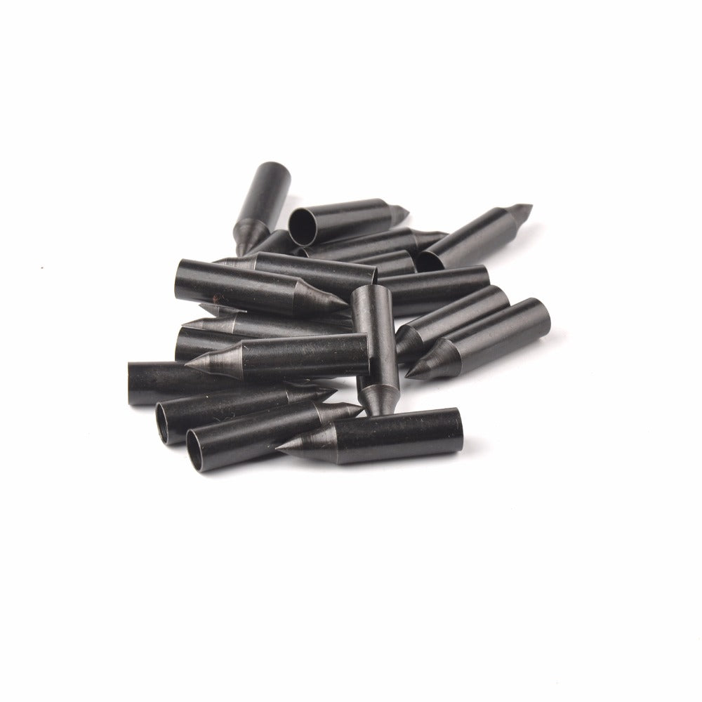 Parts 8mm Glue on Field Arrow Tips Target Point Carbon Steel Arrow Head Broadhead