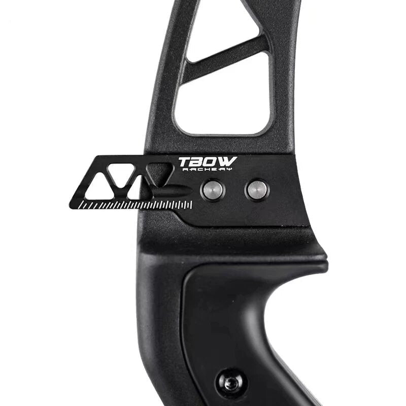 H8 Recurve Bow Riser 25 Inches Aluminum Alloy Handle 20-40 Lbs Limbs for Right