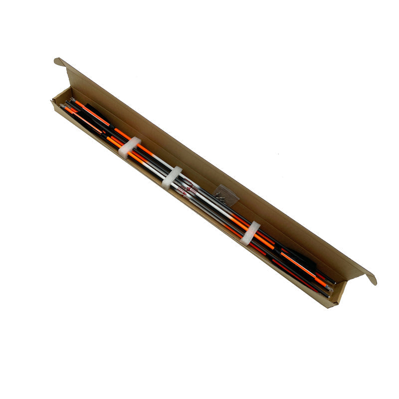 Pure Carbon Arrows with Lighted Nock 4inch Turkey Feather 6.2mm Compound Bow Arrows