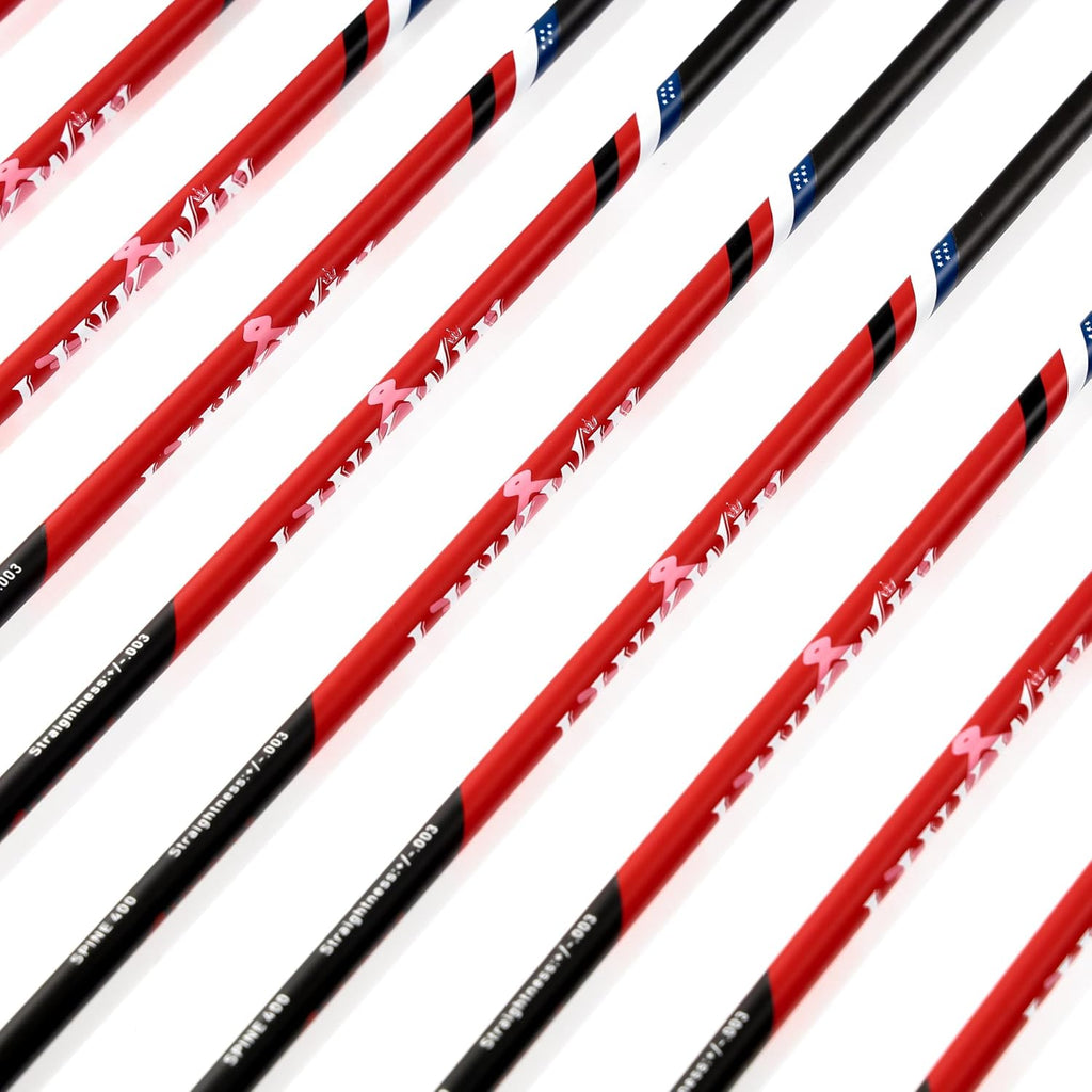 Camo Series Carbon Arrows 30 Inch Spine 300 340 400 500 for Compound Bow