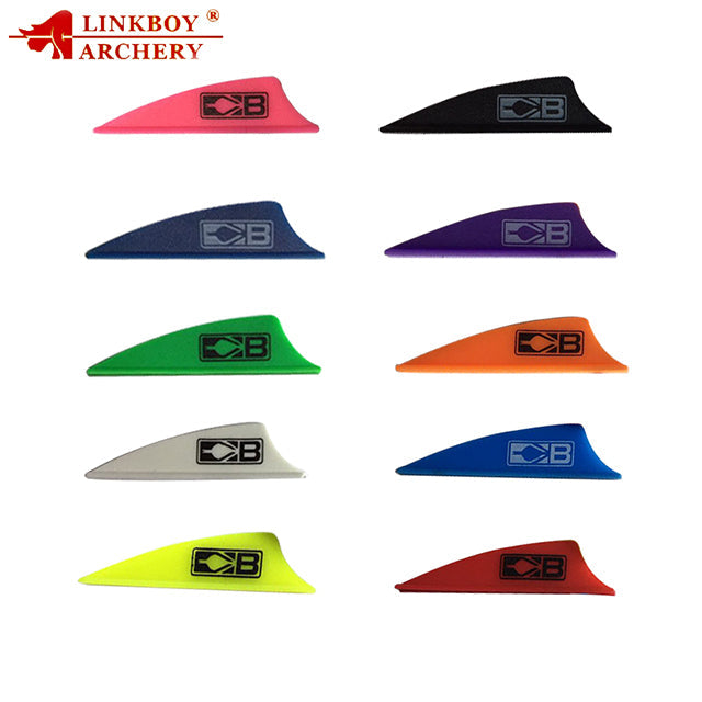 36-Pack Arrows Vanes 1.75inch Plastic Vane Feather for Carbon Arrows ID4.2mm