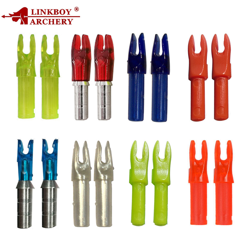 Arrow Pin Nocks, ID3.2mm / ID4.2mm / ID6.2mm, Carbon & Fiberglass Arrow Shaft Compatible