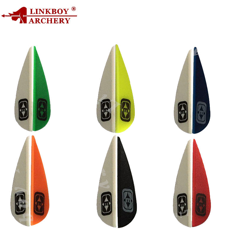 36-Pack Arrow 1.75inch Plastic Vanes for ID4.2mm Carbon Arrows Shaft Recurve Bow