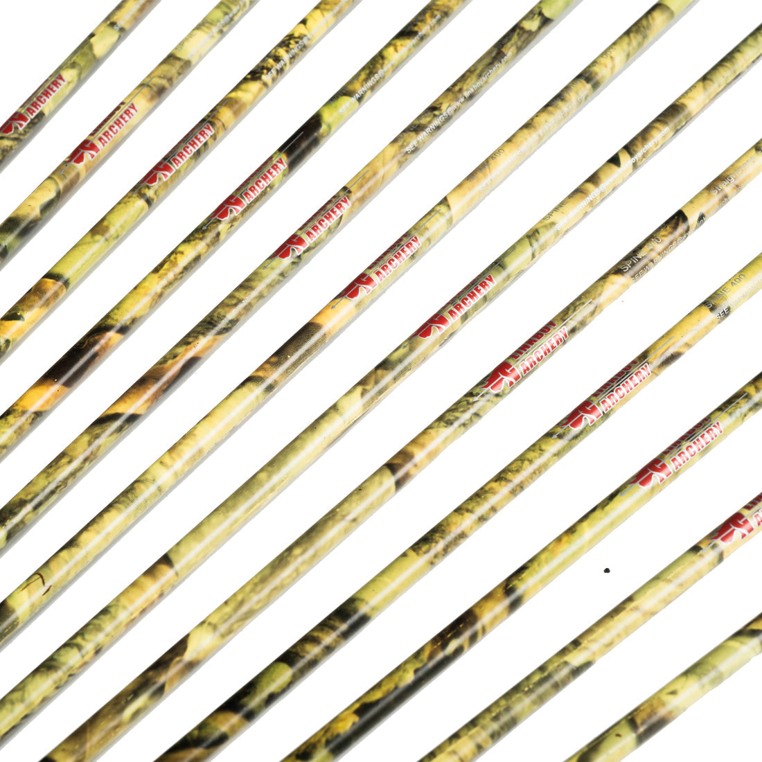 Green Camouflage Spine300-600 Carbon Arrow ID6.2mm Compound Traditional Bow