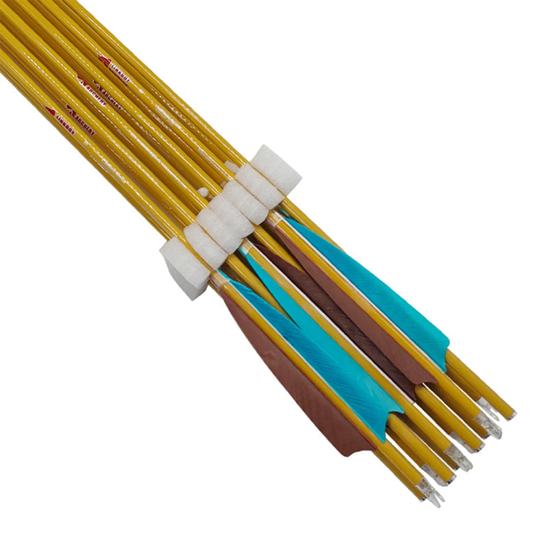 Bamboo Skin Pure Carbon Arrows ID6.2mm 300-800 Spine for Compound Bow and Arrrow