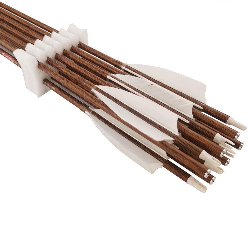 Carbon Hunting Arrows with 100 gr Tips, 12-Pack