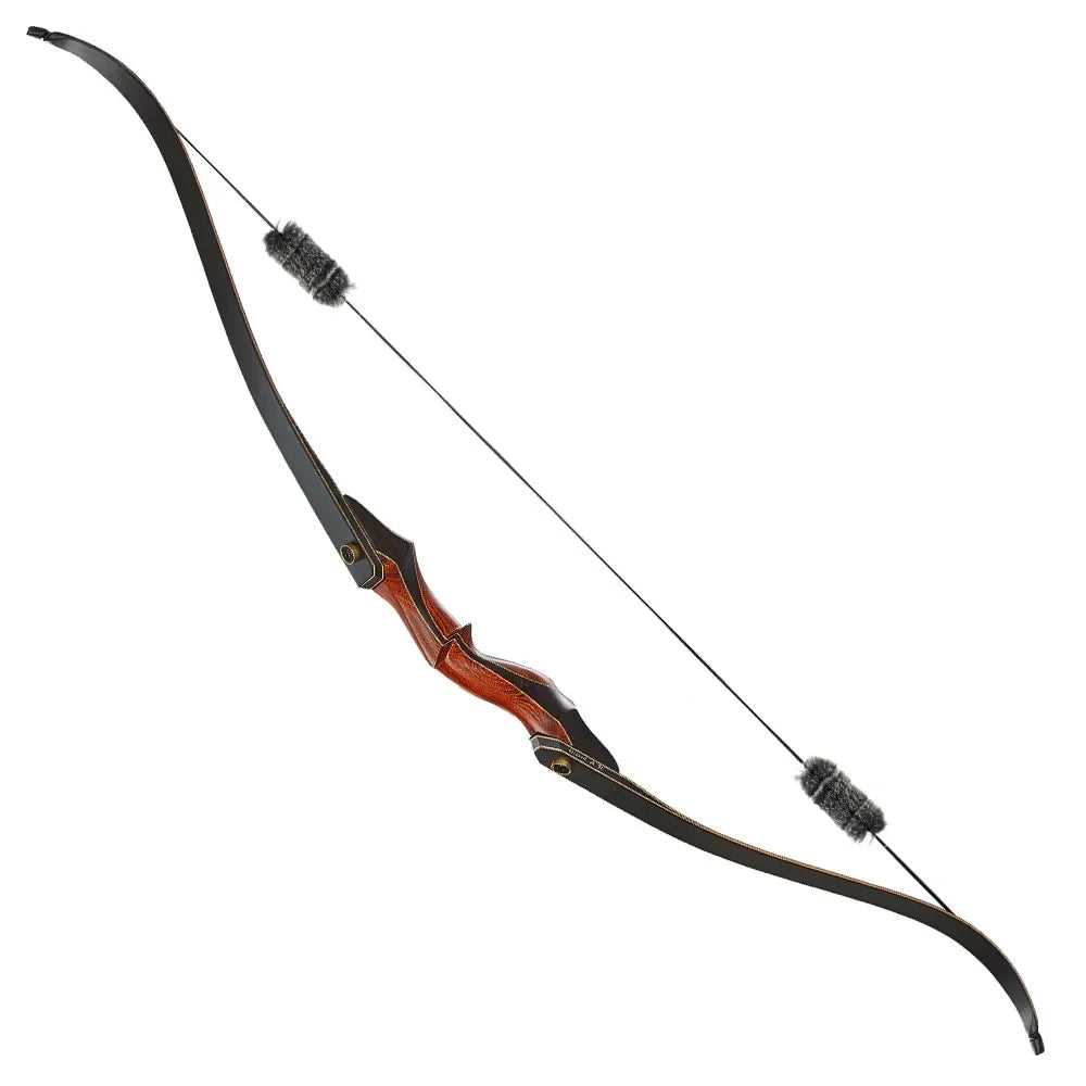 Traditional Beauty Reflection Bow and Arrow Recurve Bow Wooden Split Bow