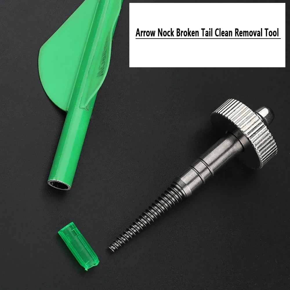 Arrow Nock Clean Removal Tool Nock Broken Tail Insert Arrow Shaft Removal Puller Tool