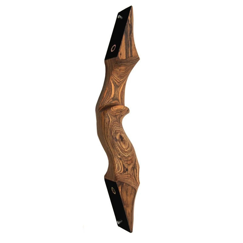 Takedown Recurve Bow 60", 20-60lbs, Brown Limb, Right & Left Hand, &