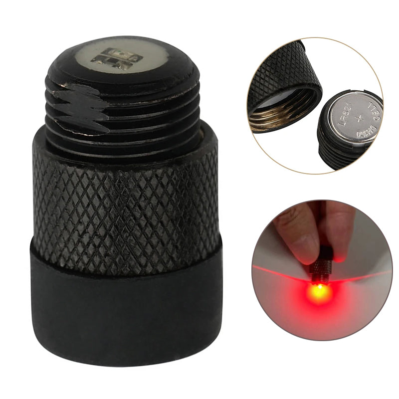 Mini Push-type Aiming Light Device Red Color Adjustable Compound Bow Sight 3/8-32 Thread 9mm