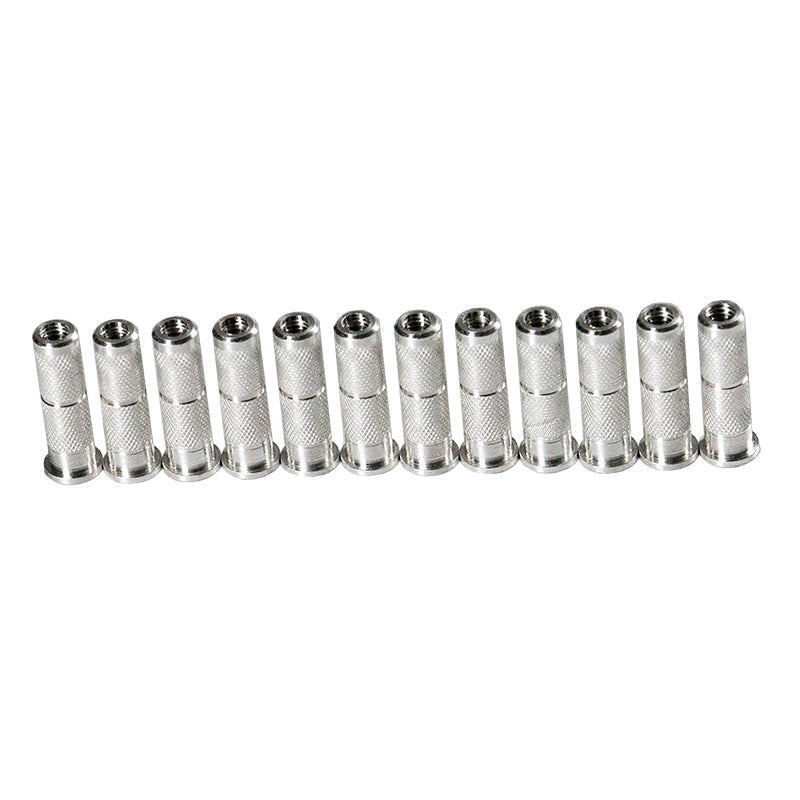 12-Pack Aluminium Arrow Insert Fit for ID6.2mm OD7.1-7.9mm Compound Bow