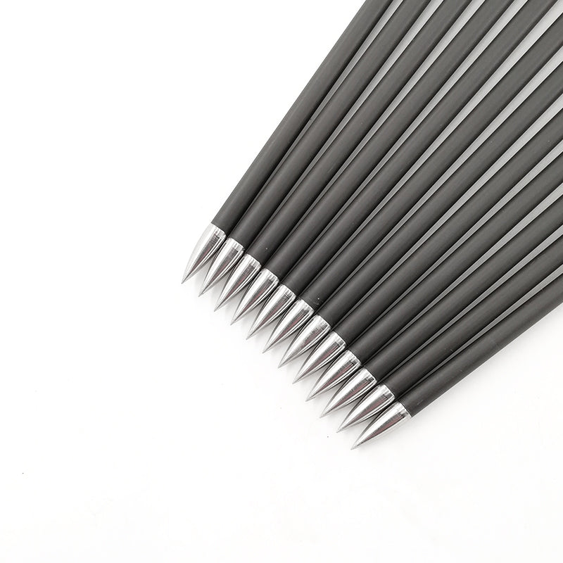 12-Pack Insert Broadhead ID4.2mm Arrows Shaft Point Tips 80/100/120gr Arrowhead Arrow