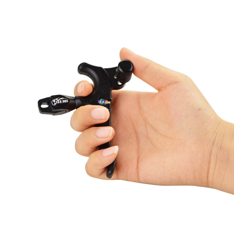 Arrow Release Aid 4 Finger Grip Trigger Compound Bow Auto Hunter