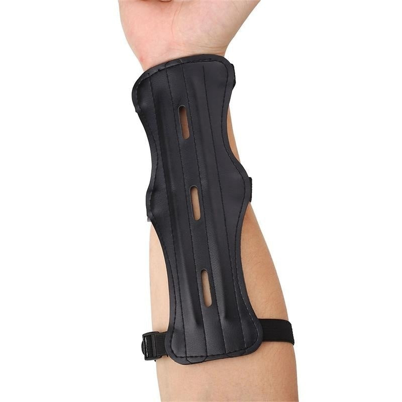 3 Finger Gloves Leather Arm Guard Chest Protector Compound Bow and Arrow