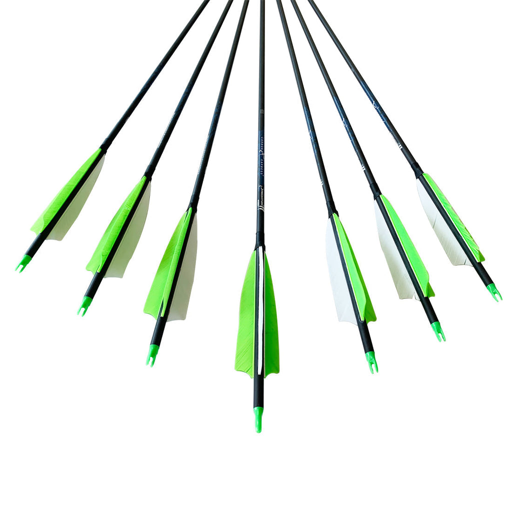 12-Pack Carbon Arrow Spine 200 300 340 400 500 600 700 800 75gr