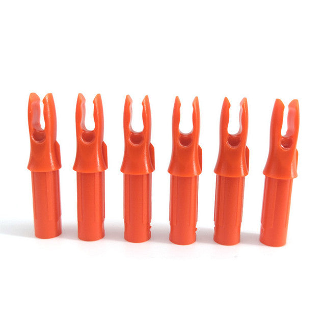 36-Pack Arrow Internal Arrow Nocks ID6.2mm OD7.6mm Bow and Arrows Shaft Tails Flecha Arqueria