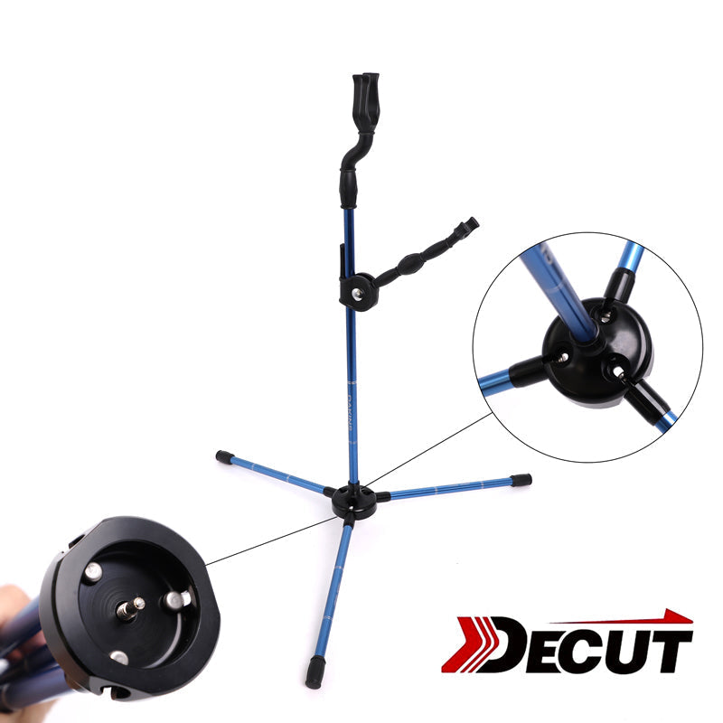 Bow Stand Holder Foldable Metal Construction Traditional Recurve Bow Bracket Rack Hanger