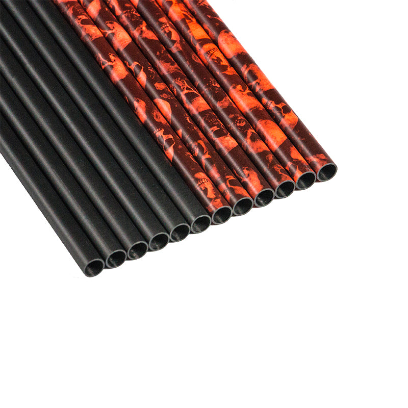 New Zebra Carbon Arrow 32'' Spine300 500 ID6.2mm OD7.6mm Red Camo 2" Vanes