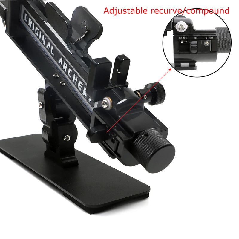 Adjustable Fletching Jig Fletching Tool Straight Tool with Clamp DIY Compound Recurve Bow Arrow