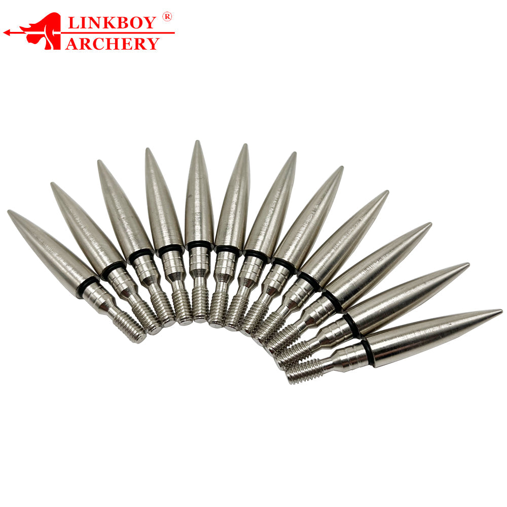 30-Pack Broadheads 75/125 Grain Arrow Field Points Screw-In Arrowheads Target Compound Bow