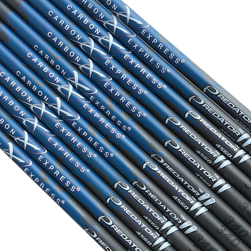 12-Pack Carbon Arrow Spine 200 300 340 400 500 600 700 800 75gr
