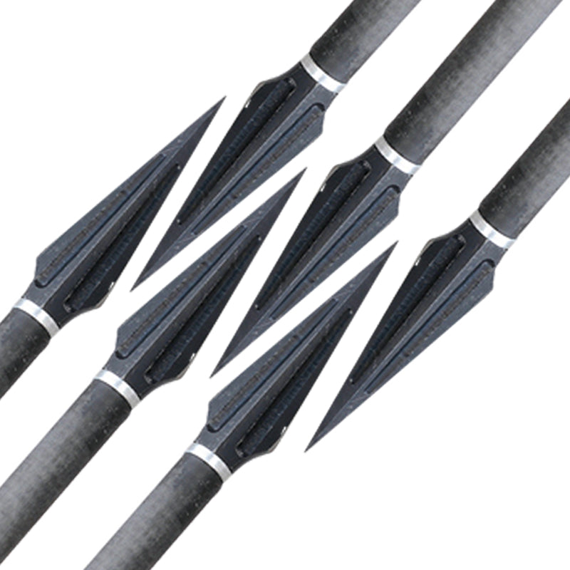 Fixed-Blade Carbon Steel Broadheads, 120 gr