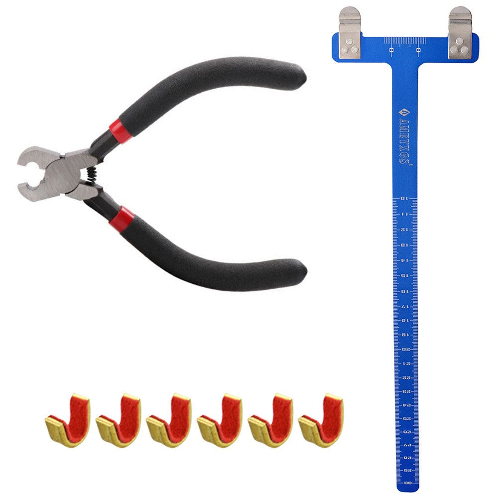 Adjustment Tool Bow String Nocking Points Pliers T Squares Tuning Ruler for for Recurve