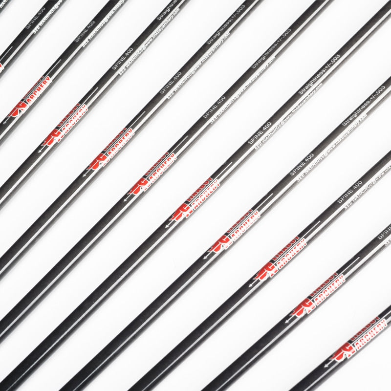 Pure Carbon Arrow Spine 300 340 400 500 600 700 800 Bow
