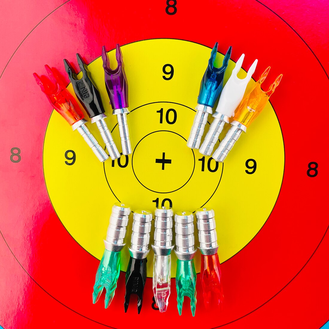 36-Pack Arrow Pin Nocks Set Pin1 ID3.2/4.2/6.2MM Arrow Shaft Compound Recurve Bow