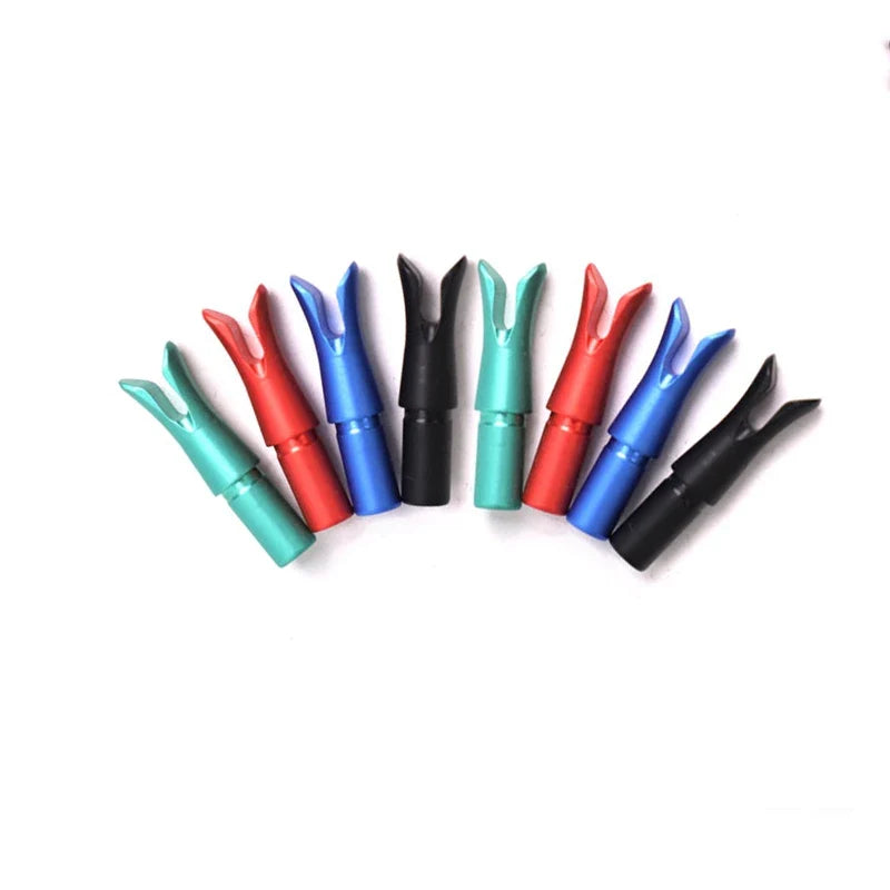 6-Pack Aluminum Alloy Insert Arrow Nock Pin Nock Fit 6.2mm 4.2mm 3.2mm Arrow Shaft