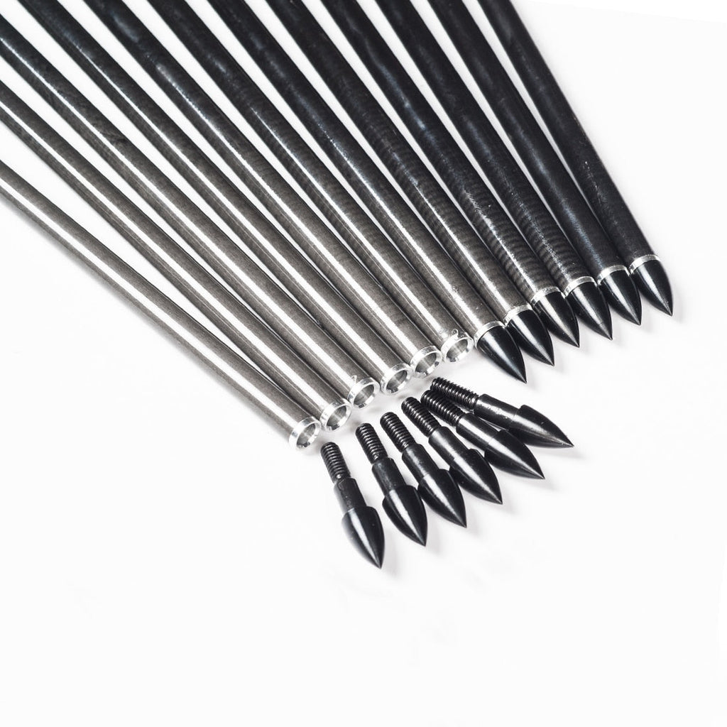 Pure Carbon Arrow Spine 300 340 400 500 600 700 800 Bow