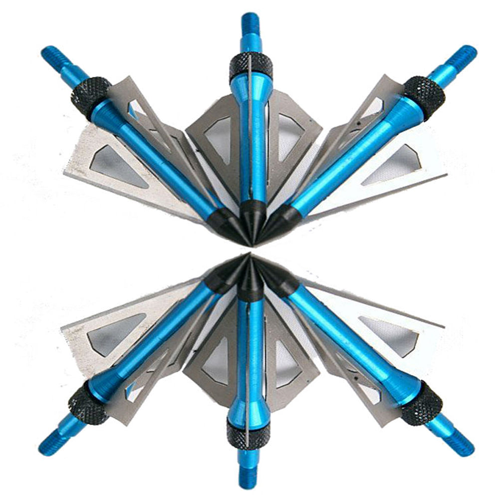 Broadheads 12-Pack 100gr 125gr Points Tips for Carbon Arrows Arrowheads for Compound Bow