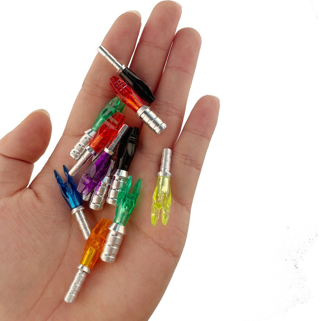 36-Pack Arrow Pin Nocks Set Pin1 ID3.2/4.2/6.2MM Arrow Shaft Compound Recurve Bow