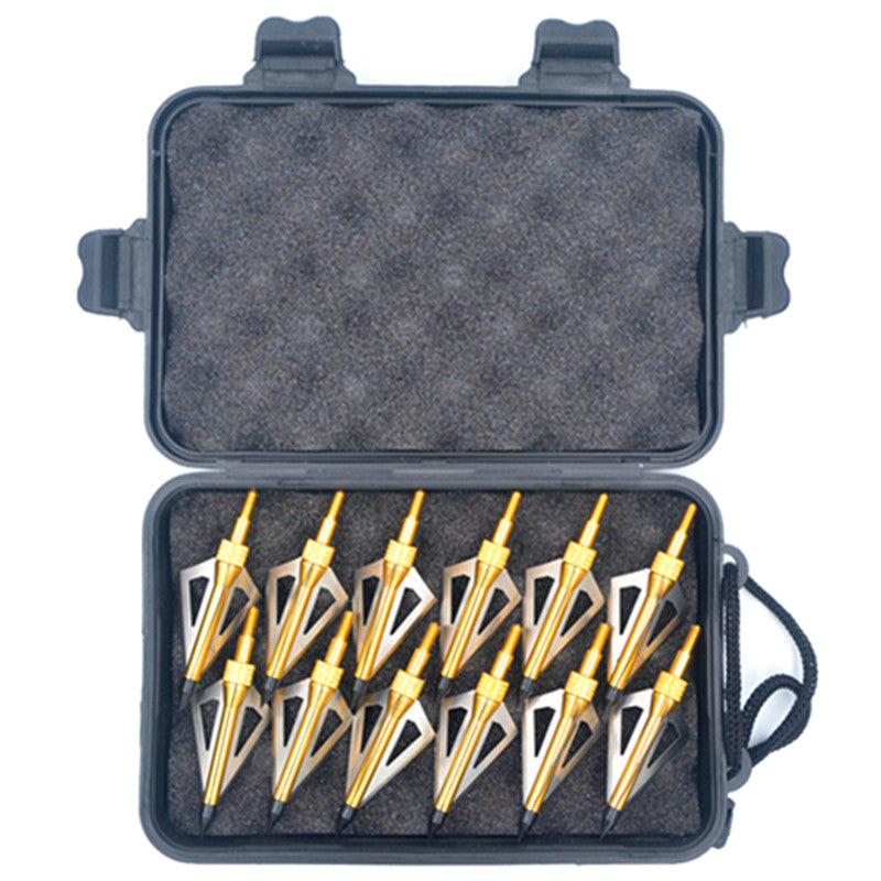 Broadheads 12-Pack 100gr 125gr Points Tips for Carbon Arrows Arrowheads for Compound Bow