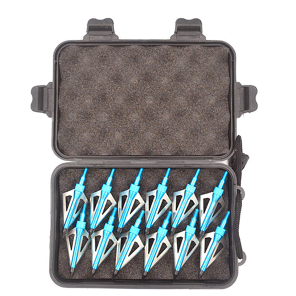 Broadheads 12-Pack 100gr 125gr Points Tips for Carbon Arrows Arrowheads for Compound Bow