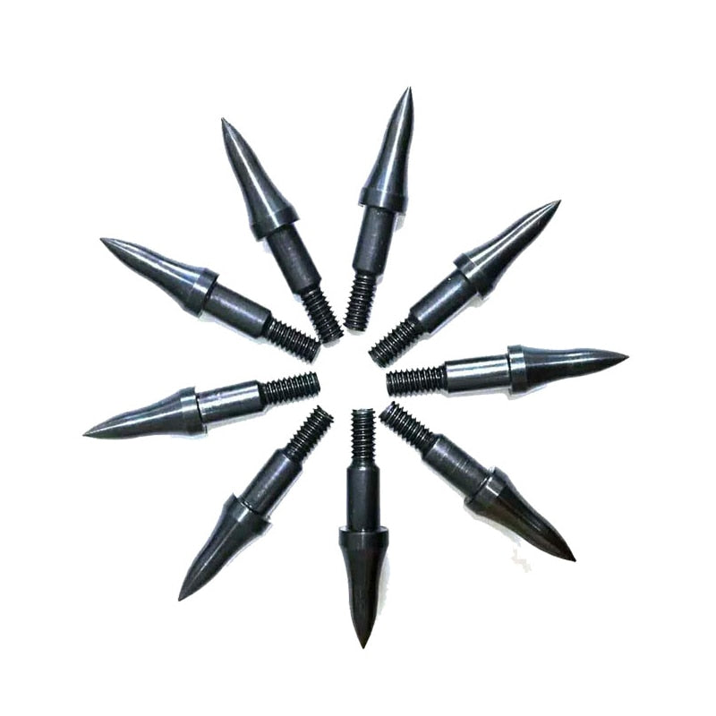 12-Pack Arrow Target Broadheads Point 75gr 100gr + 12-Pack Insert for ID6.2mm Arrow Shaft