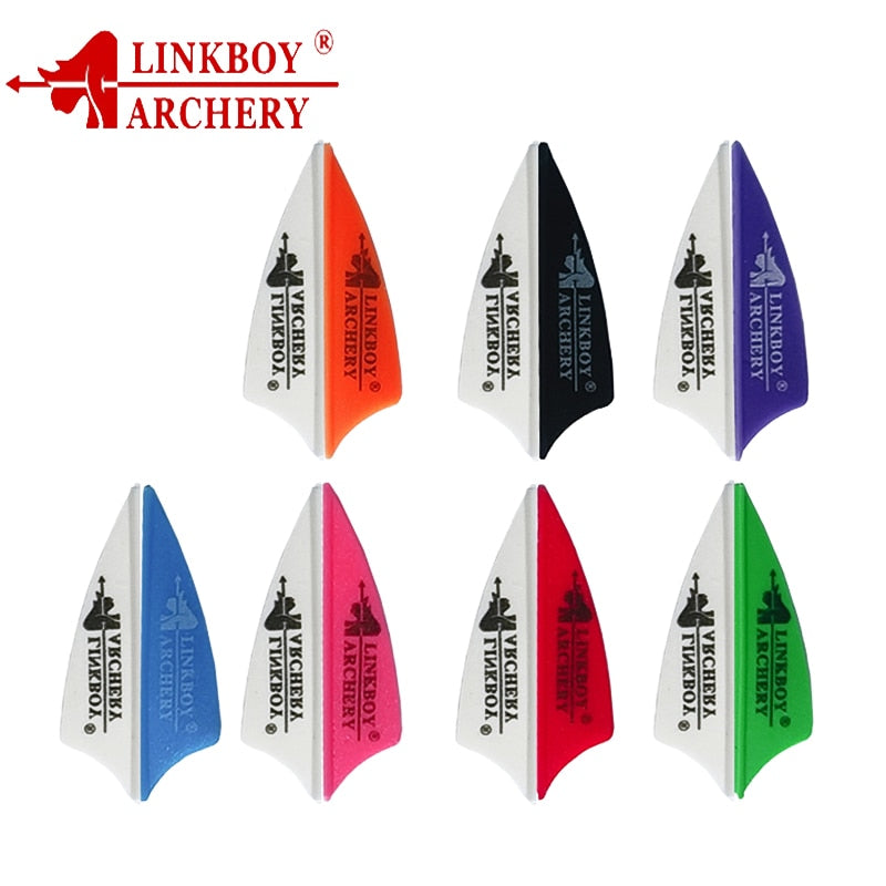 36-Pack 1.75inch Plastic Vanes 12-Pack Nock 12-Pack Arrow Point Tips 80gr for ID4.2mm Carbon