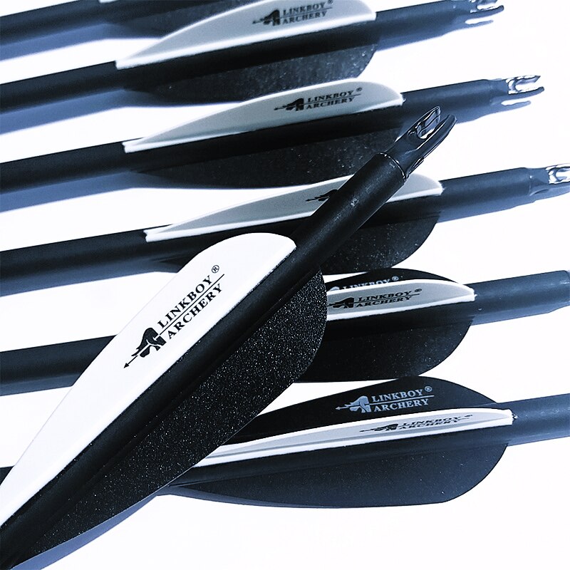 36-Pack Arrow Vanes 3Inch Plastic Fletching Feather for ID 6.2mm Shaft Compound Bow
