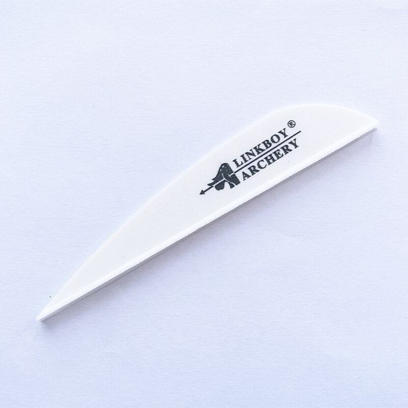 36-Pack Arrow Vanes 3Inch Plastic Fletching Feather for ID 6.2mm Shaft Compound Bow