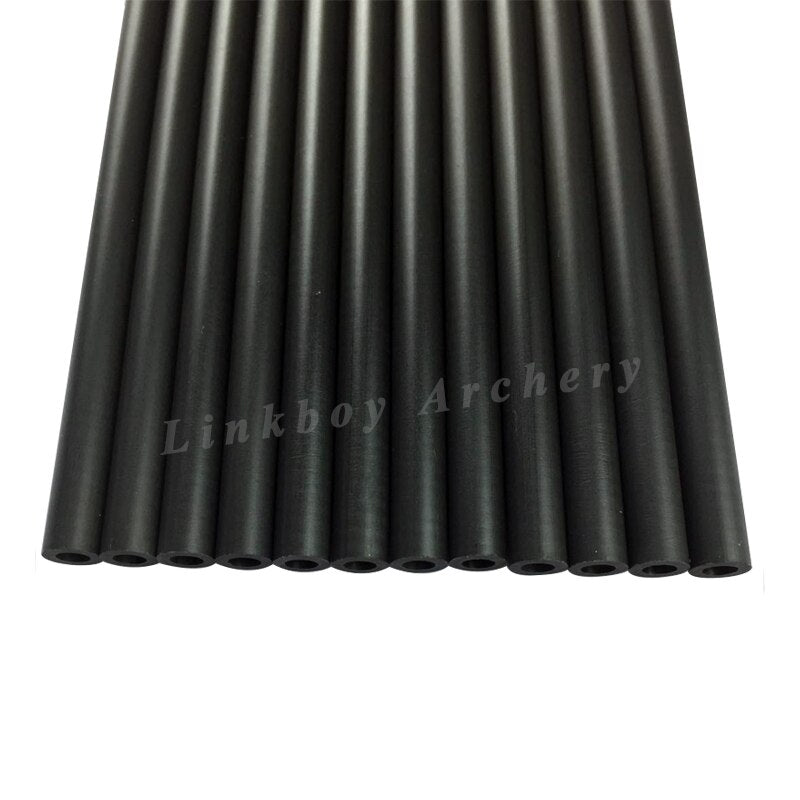 Pure Carbon Arrows Shaft ID3.2mm Spine500 -900 Arrows LongBow DIY