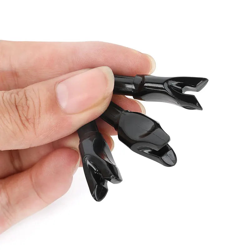 50-Pack DIY Plastic Arrow Nock Insert Tail Use for ID 6.2mm Arrow Axis