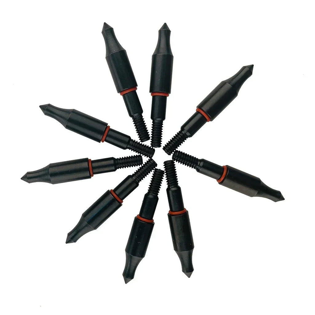 12-Pack Arrow Tips ID6.2MM OD8.0MM 100/150/175gr for Arrow Shaft Arrow Head Compound Recurve Bow